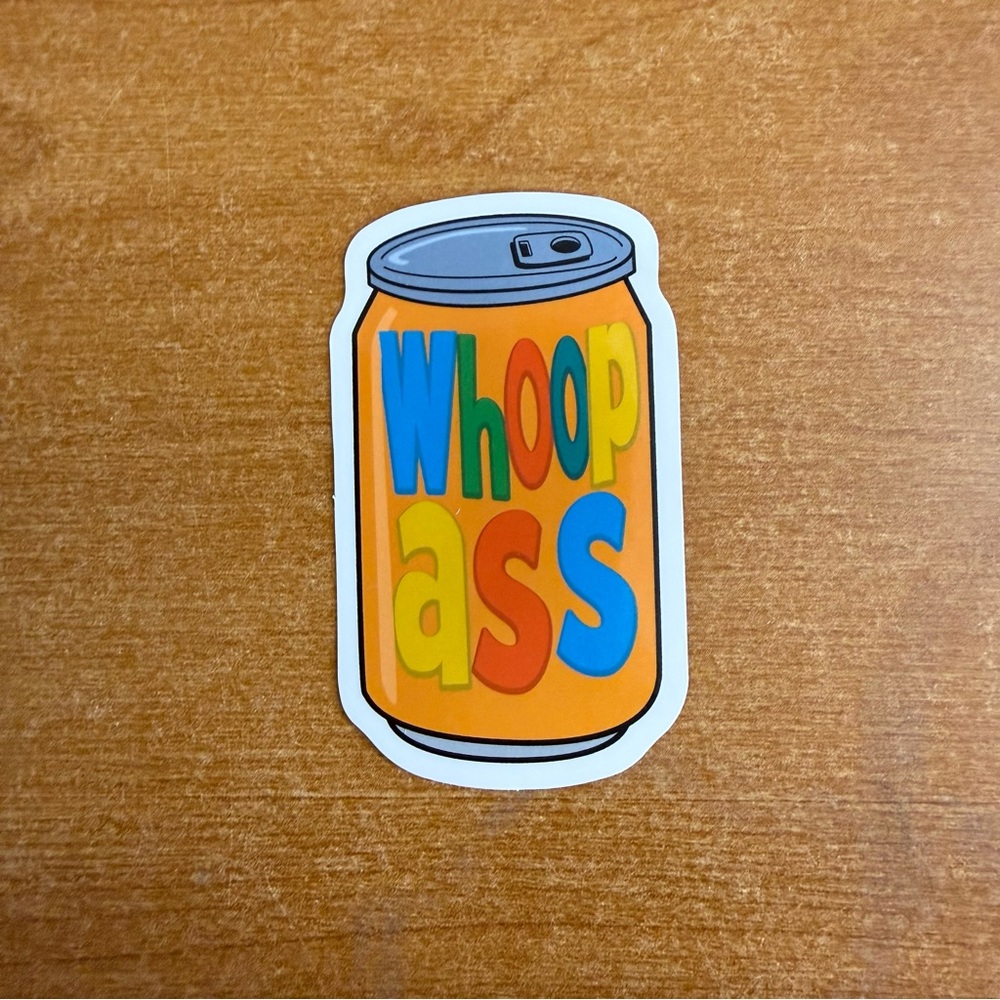 Colorful Can Design Sticker‎